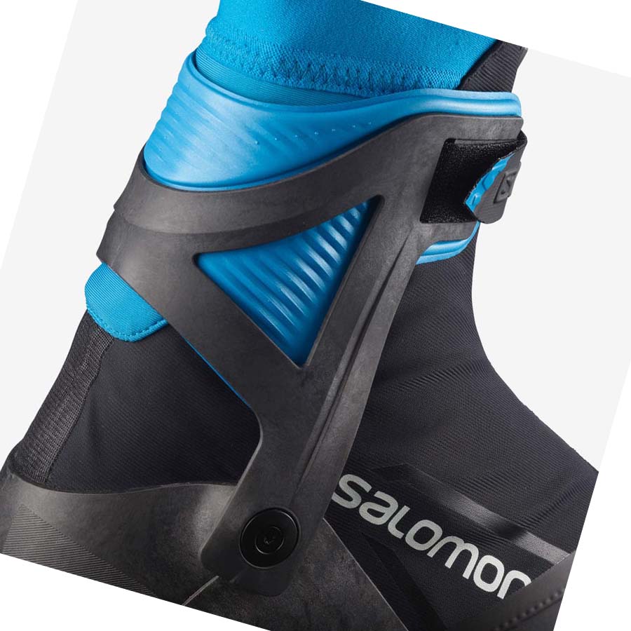 Salomon S/MAX CARBON SKATE MV PROLINK Síbakancs Férfi Fekete Kék | HU 2738FDN